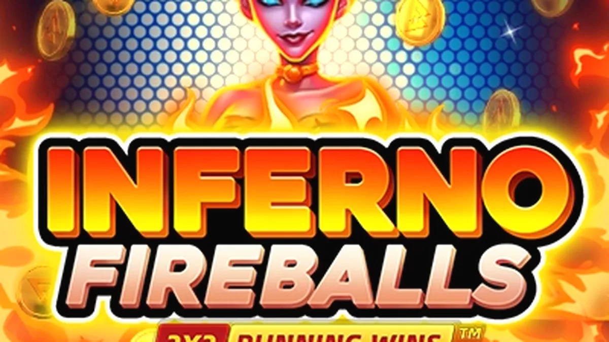 Tampilan visual slot Inferno Fireballs dengan nuansa api yang membara